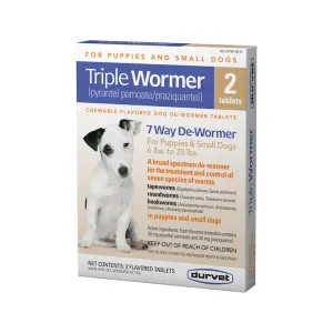 Triple Wormer for Puppies & Small Dogs