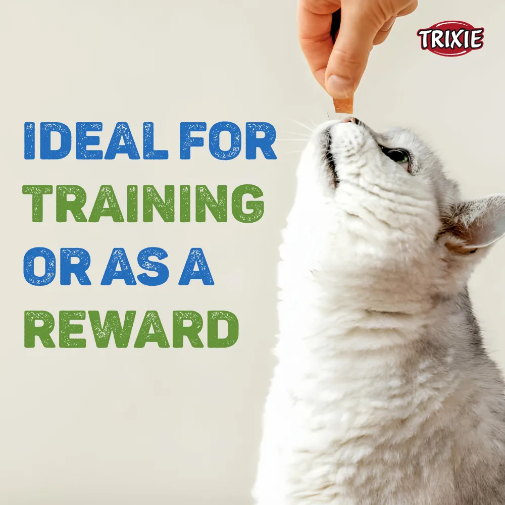 Trixie Premio Cheese Chicken Cubes and Duck Filet Bites Cat Treats Combo