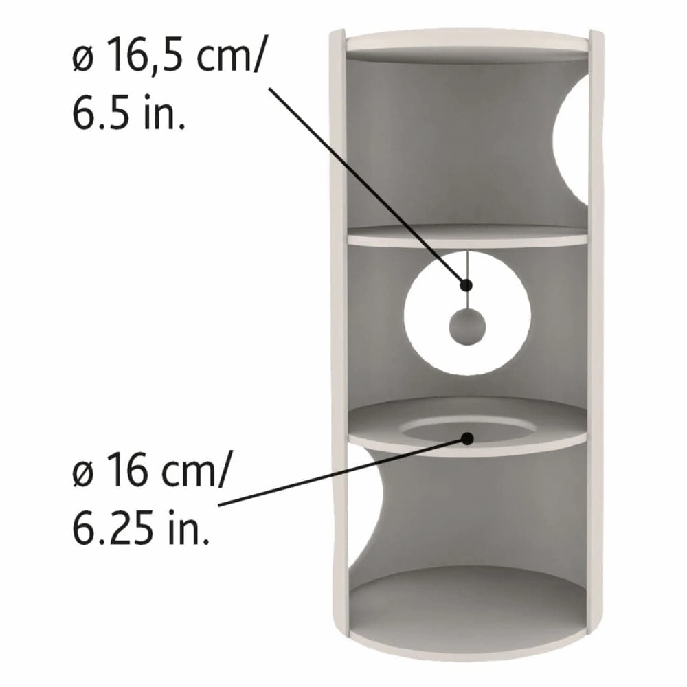 Trixie Samuel 3 Storey Tower for Cats (Beige)