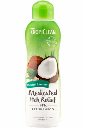 Tropiclean Medicated Oatmeal & Tea Tree Shampoo 20 oz.