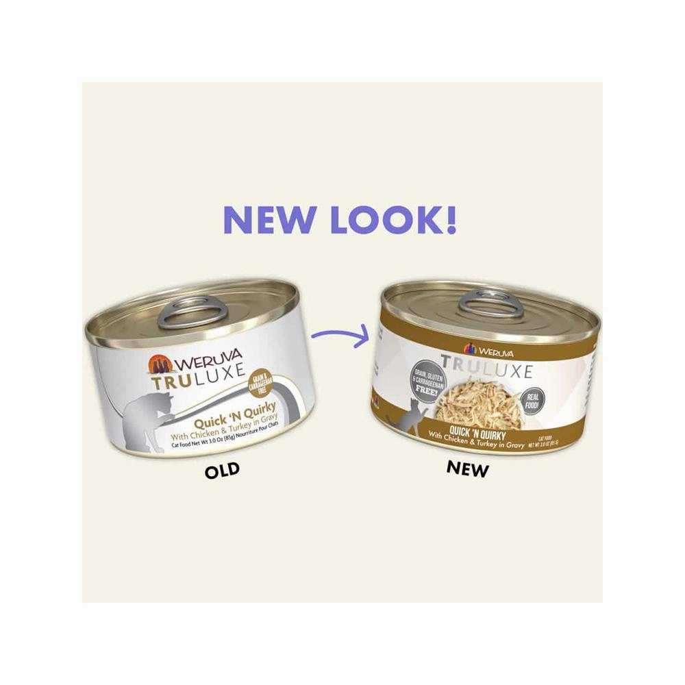 Truluxe Quick N Quirky Chicken & Turkey in Gravy Cat Can
