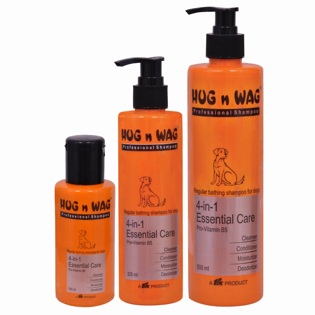 Ttk Hug n Wag Professional 4 in 1 Essential Care Shampoo for Dogs