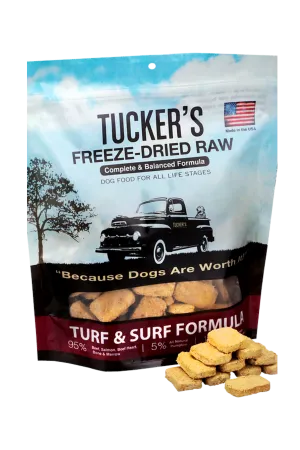 Tucker's Turf and Surf Freeze-Dried Dog Food