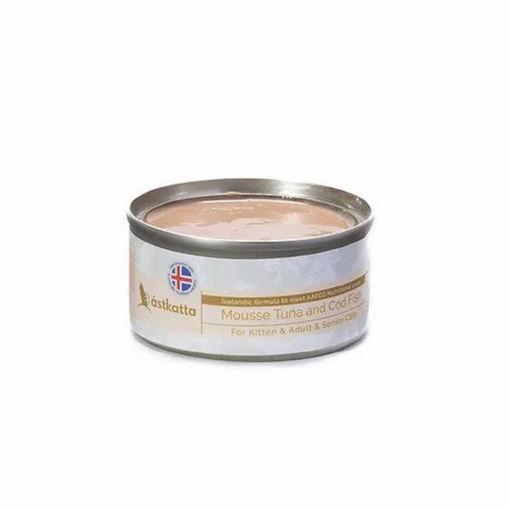Tuna & Cod Fish Mousse Cat Can