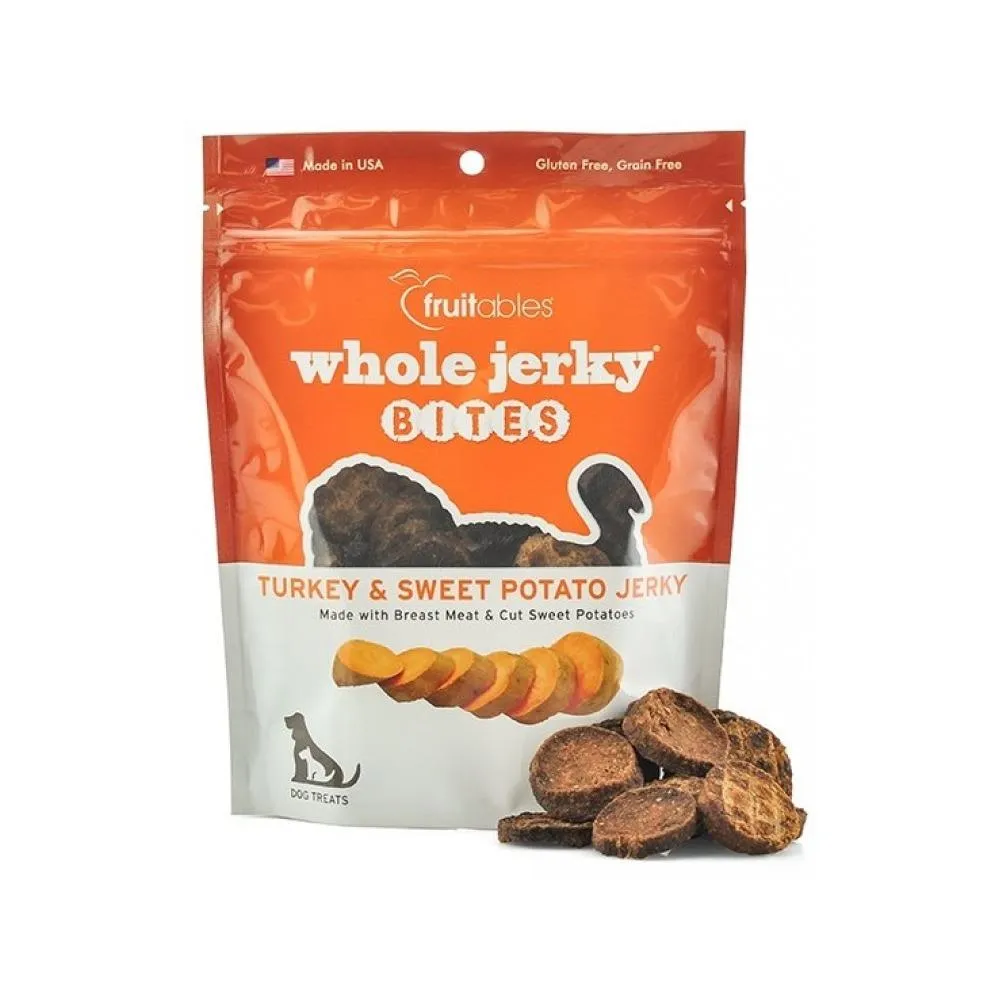 Turkey & Sweet Potato Whole Jerky Bites Dog Treats