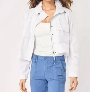 Umi Twill Jacket In White