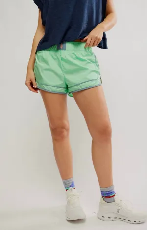 Varsity Blues Short In Bright Jade Combo