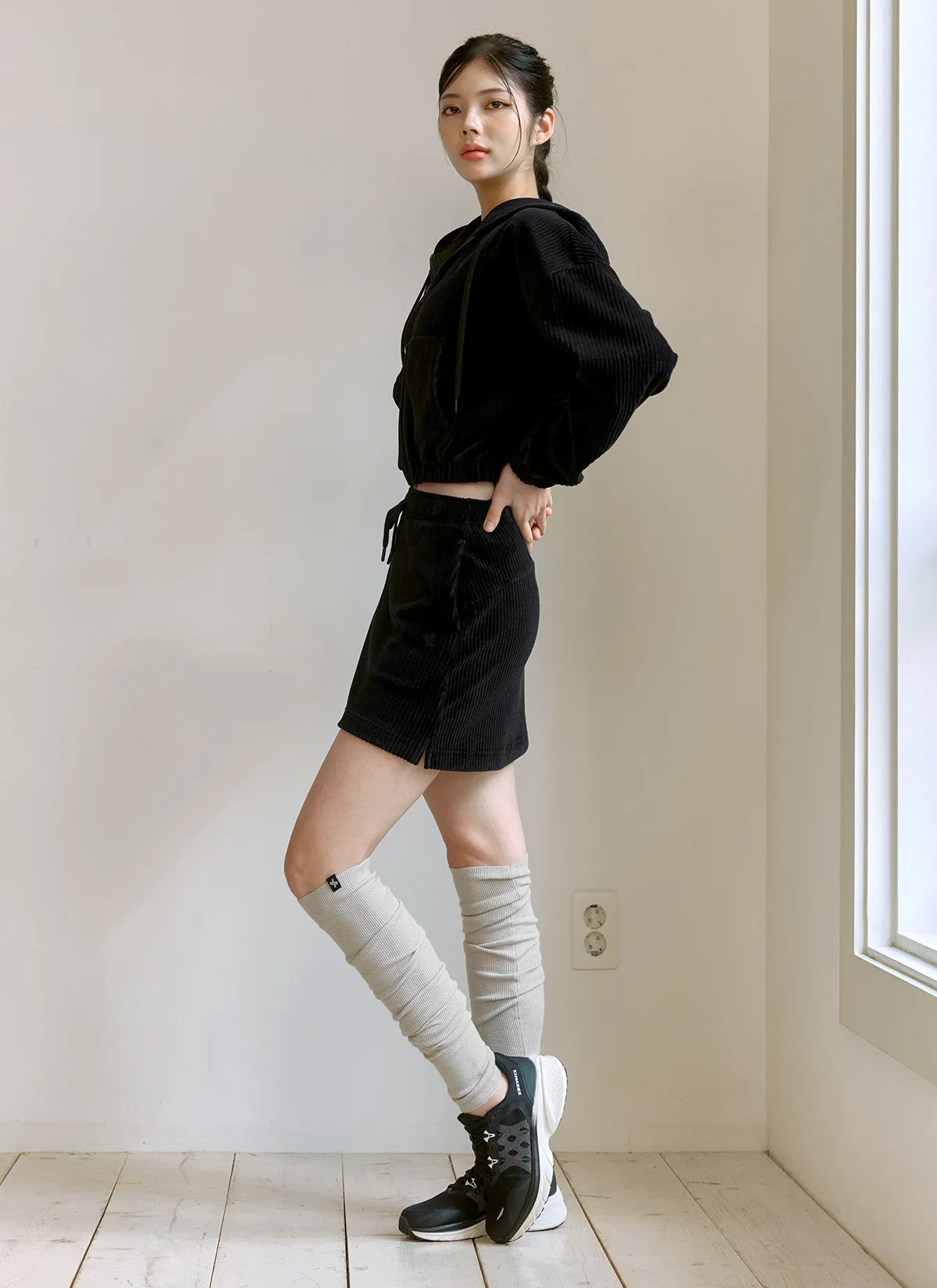 Velor Corduroy Skirt