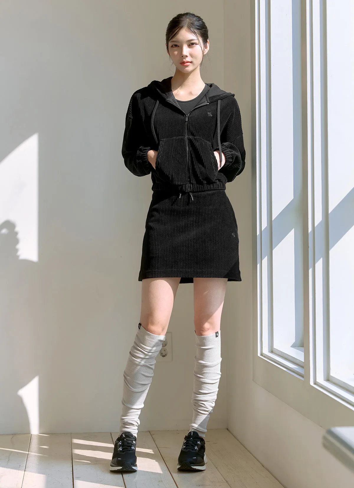 Velor Corduroy Skirt