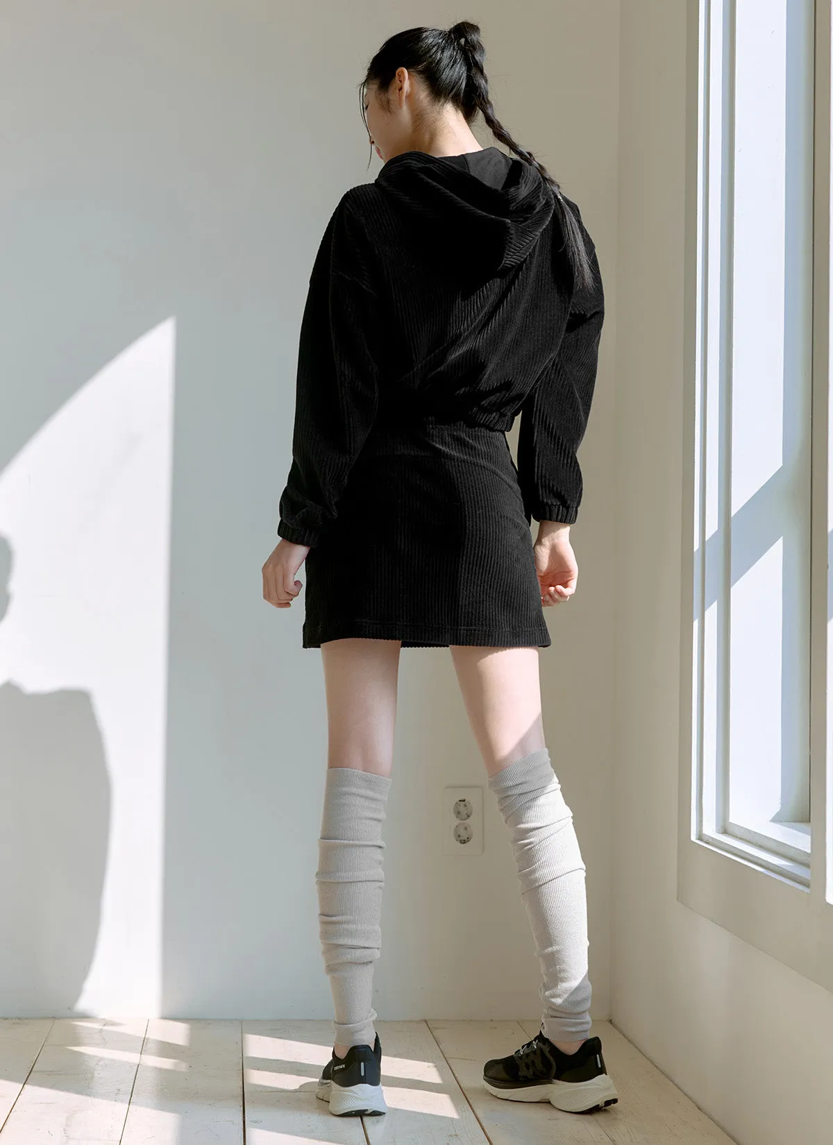 Velor Corduroy Skirt