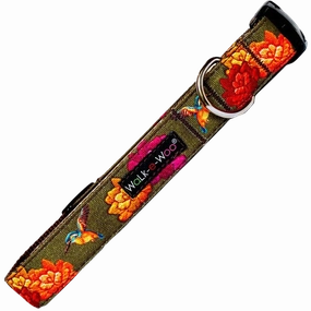 Walk-e-Woo Hummingbird Flowers Collar
