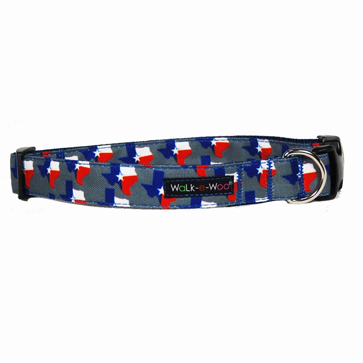 Walk-e-Woo Texas Flag Collar
