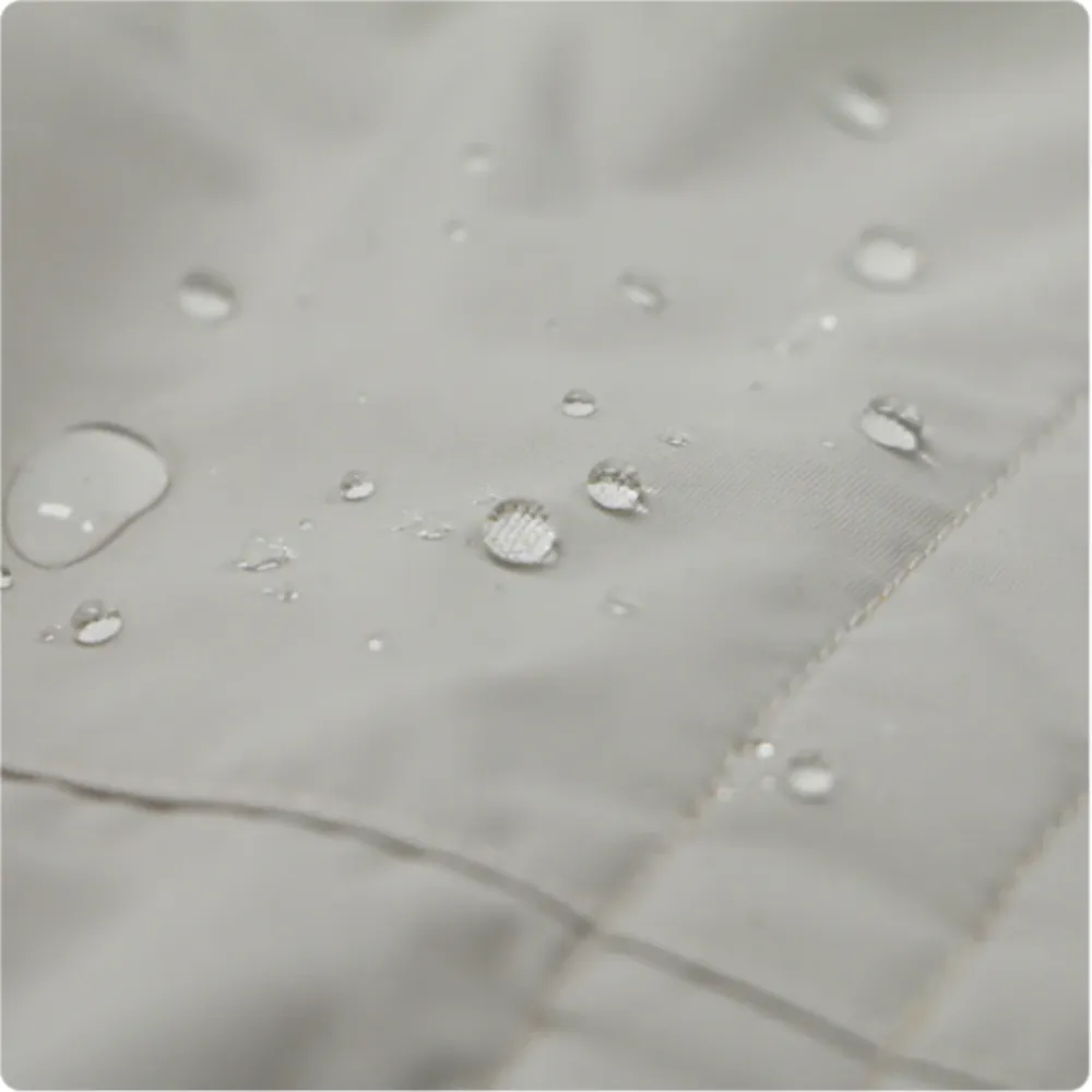 Water-Block Front Cover Beige