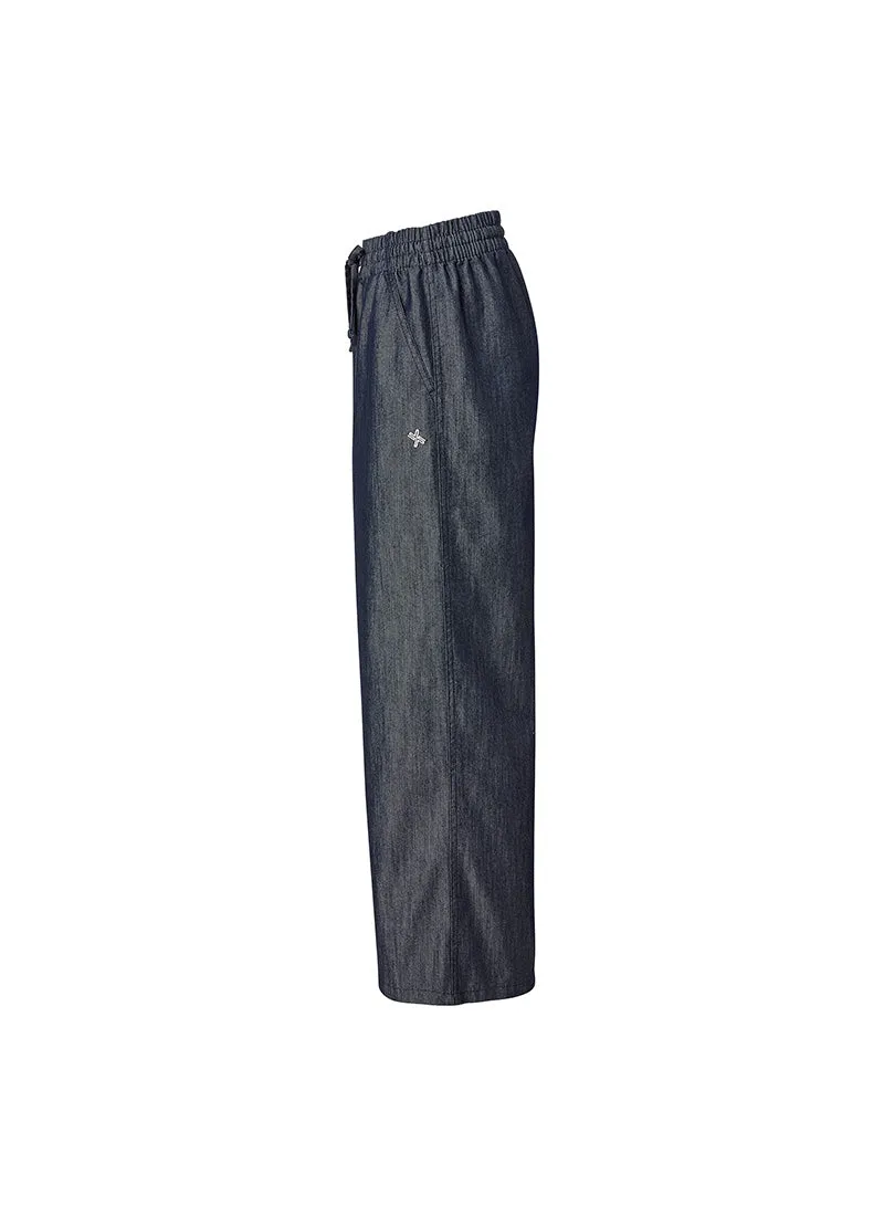 Wear Denim All Banding Wide Pants