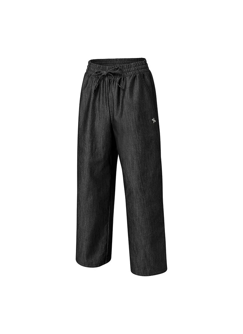 Wear Denim All Banding Wide Pants