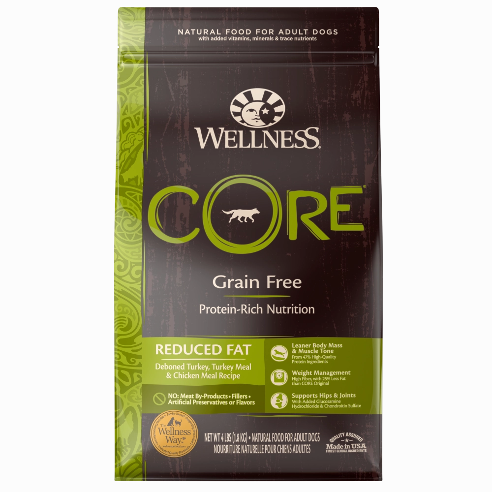 Wellness CORE Natural Grain Free Reduced Fat Weight Management Turkey & Chicken Recipe Dry Dog Food