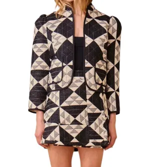 Wessex Jacket In Quilted Gingham
