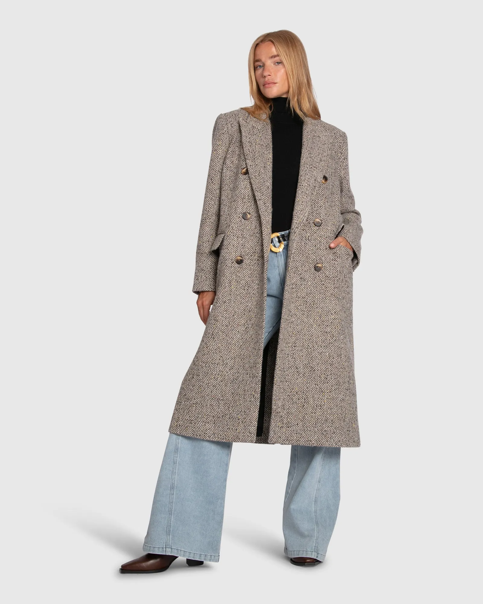 Wherever I Go Tweed Coat