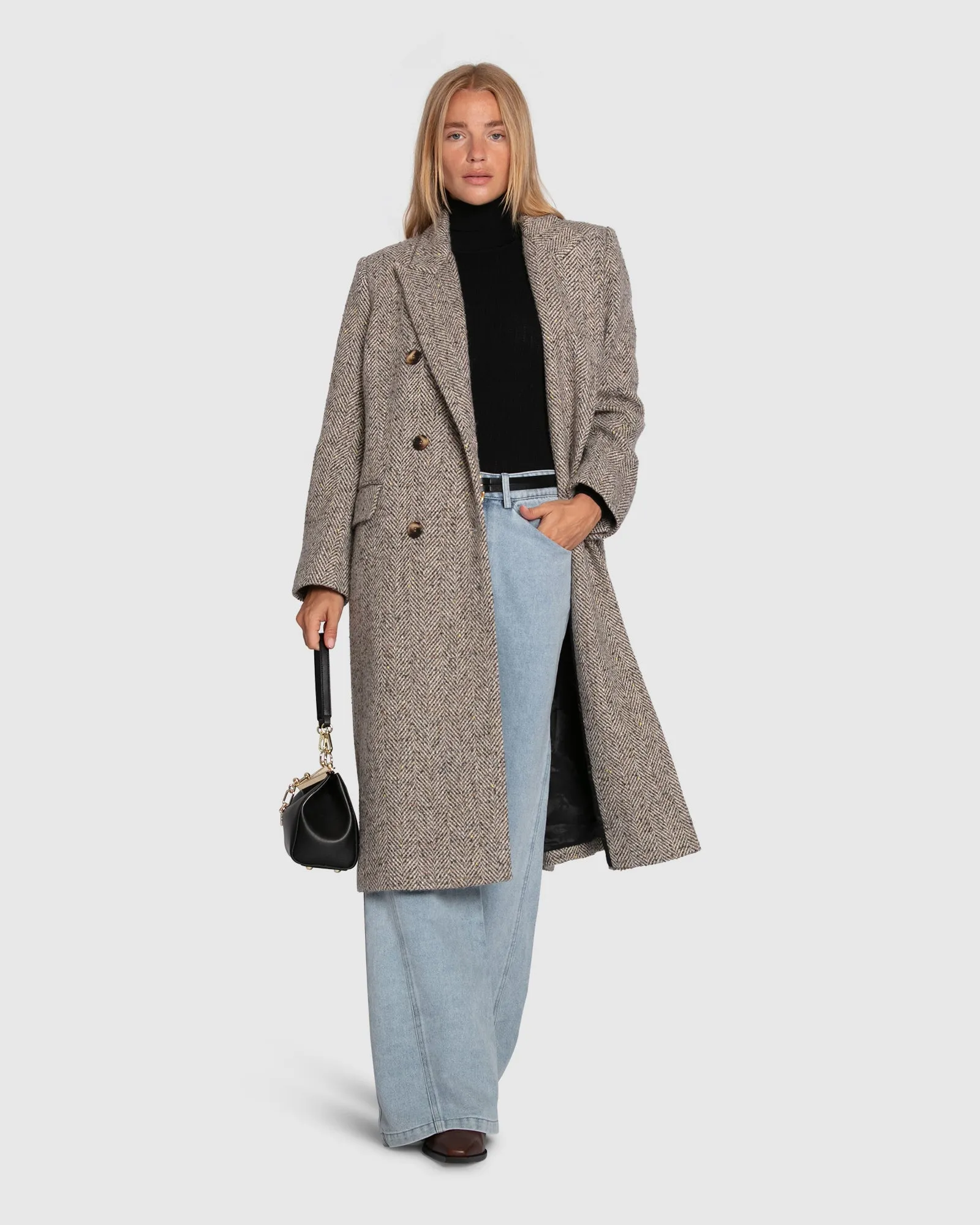 Wherever I Go Tweed Coat
