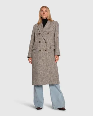 Wherever I Go Tweed Coat