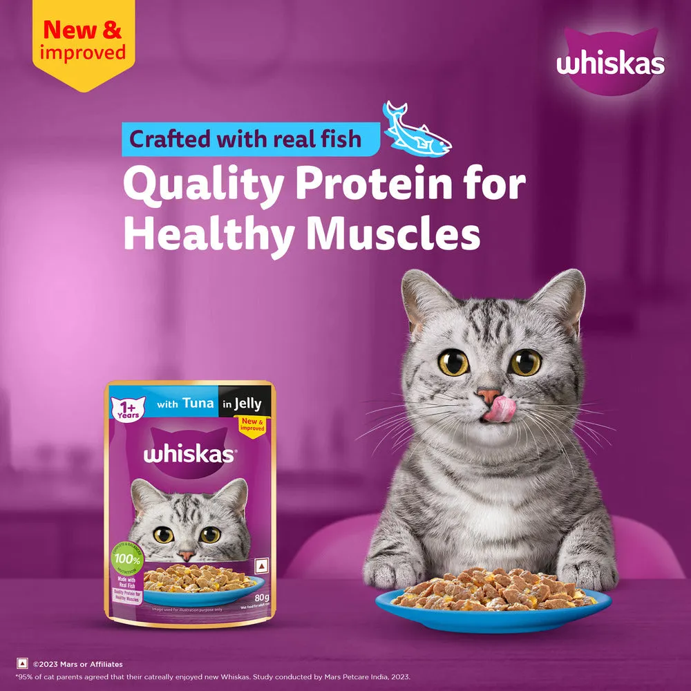 Whiskas Tuna in Jelly Meal Adult Cat Wet Food