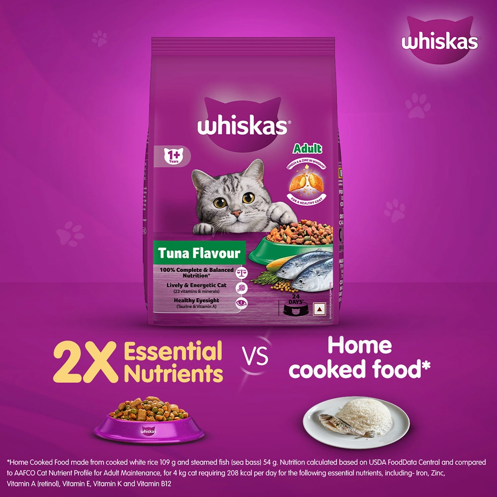 Whiskas Tuna Flavour Adult Cat Dry Food