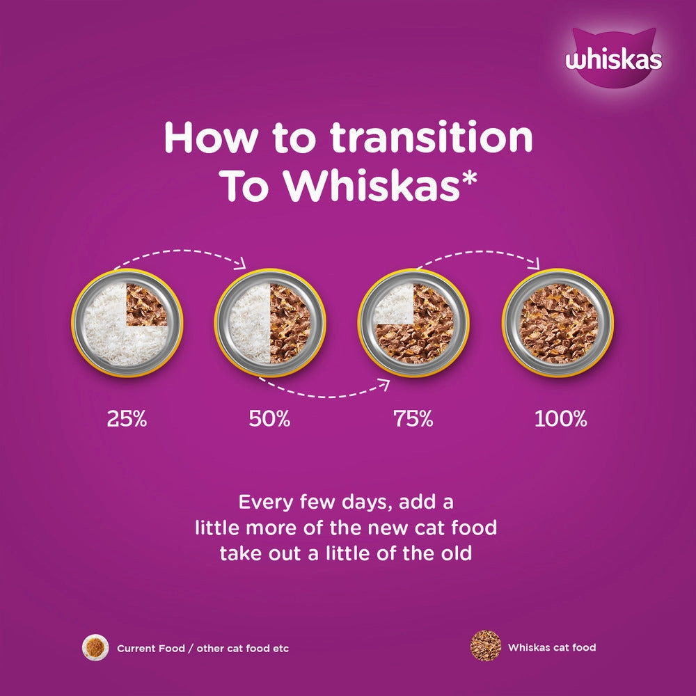 Whiskas Tuna in Jelly Meal and Ocean Fish Adult Cat Wet Food Combo