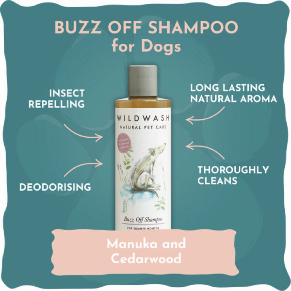 WildWash Shampoo Buzz Off for Dogs and Cats