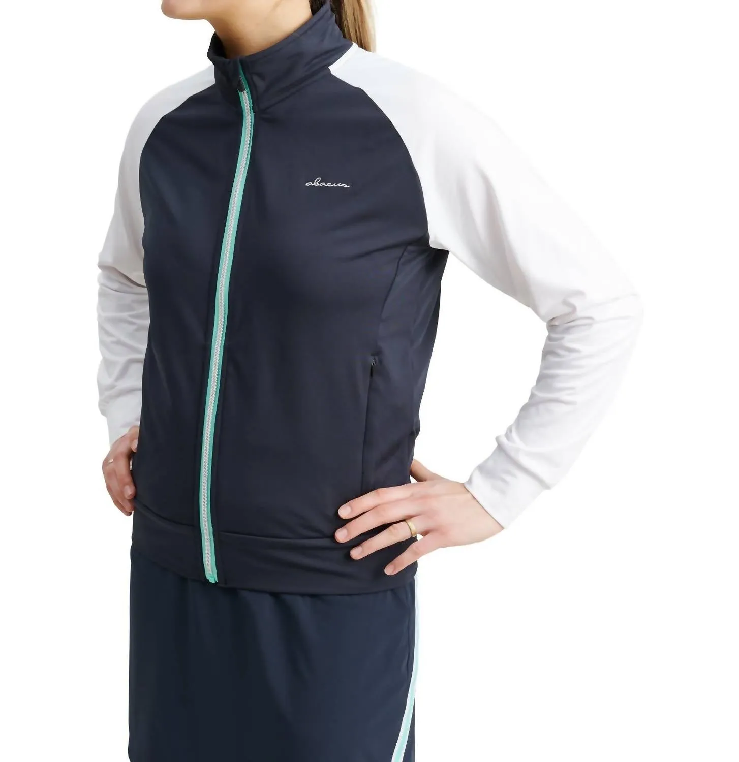 Women Kinloch Midlayer Jacket In Navy White