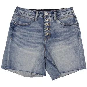 Womens Denim Tummy Slimming Cutoff Shorts