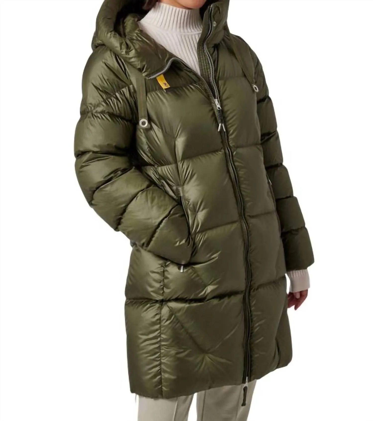 Women's Janet Long Puffer Jacket In Rosemary
