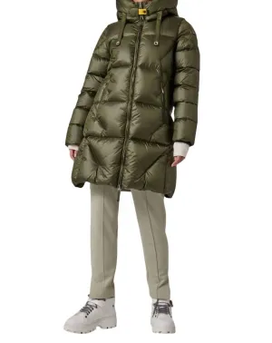 Women's Janet Long Puffer Jacket In Rosemary