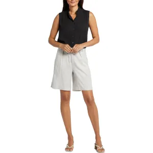 Womens Relaxed Linen Casual Shorts