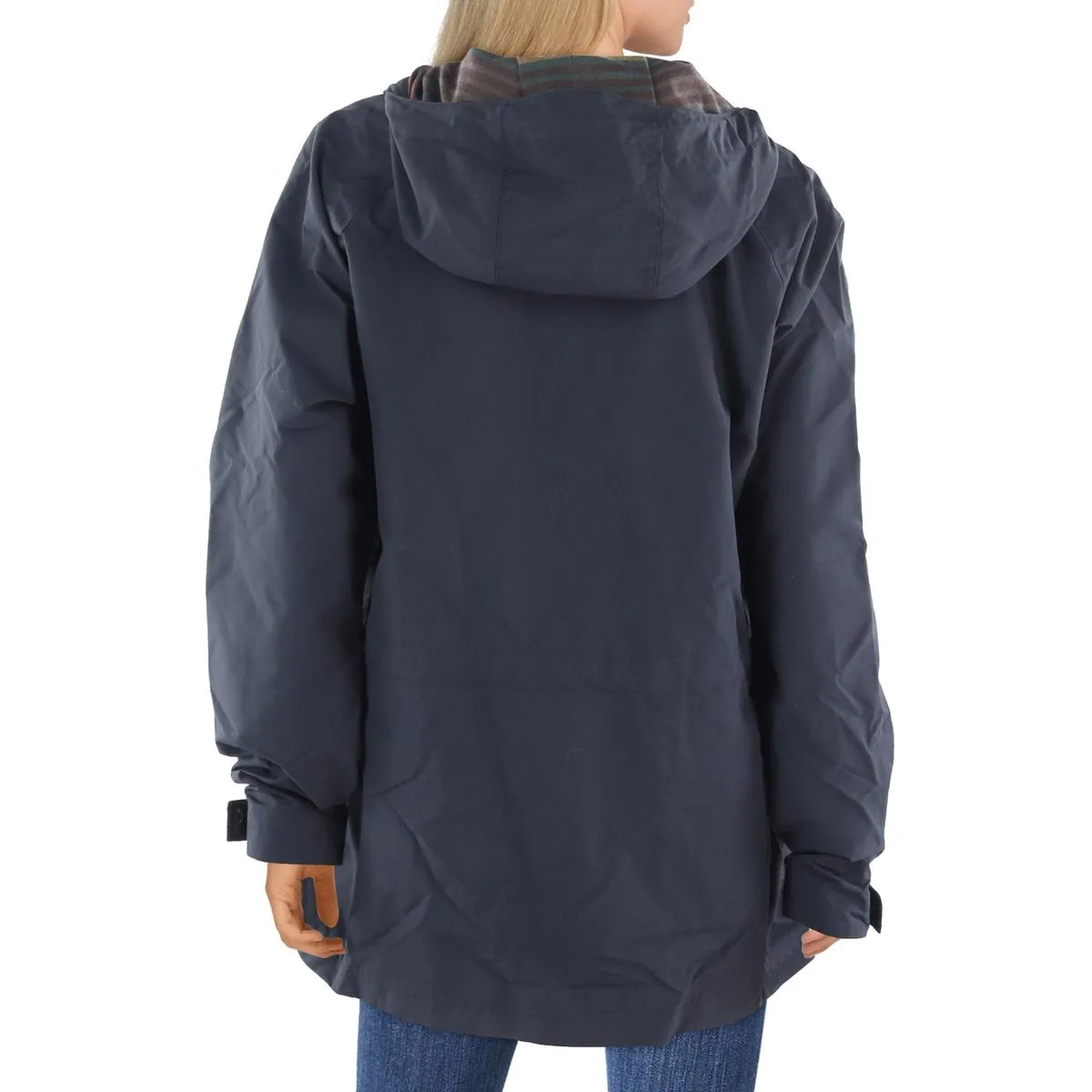 Womens Water Resistant Nylon Raincoat