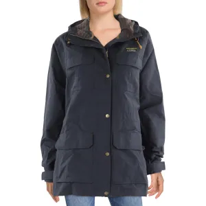 Womens Water Resistant Nylon Raincoat