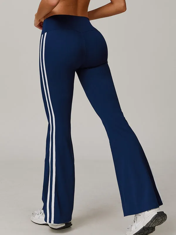 ZASUWA Female Contrast Color Stripes Sports Bras