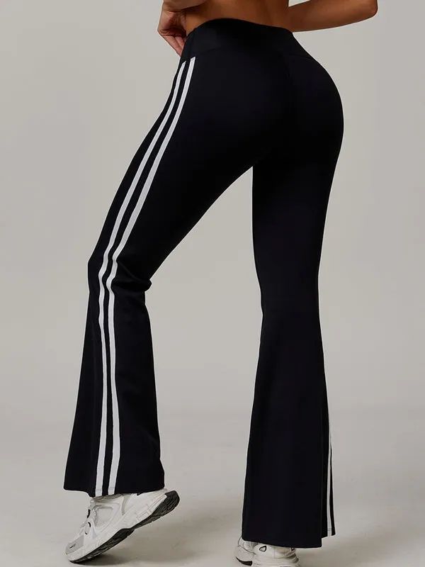 ZASUWA Female Contrast Color Stripes Sports Bras