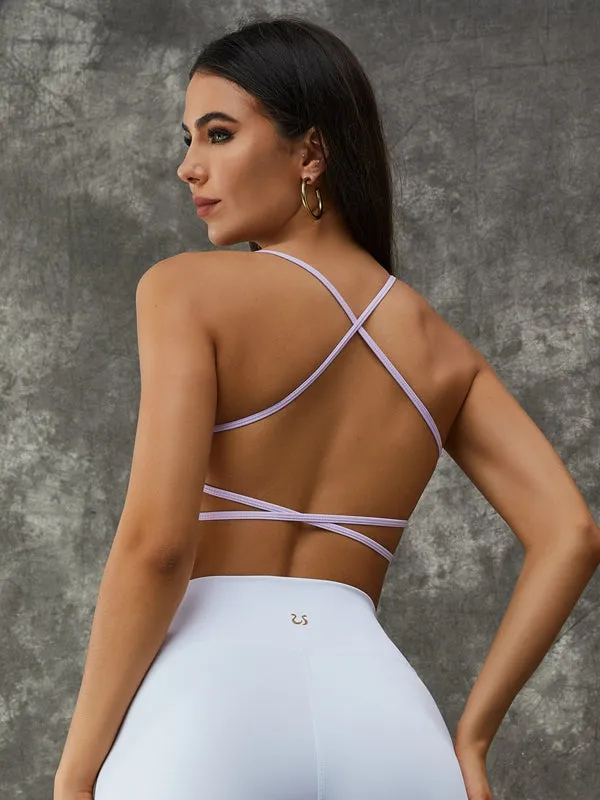 ZASUWA Female Cross Back Hollow Out Tracksuit