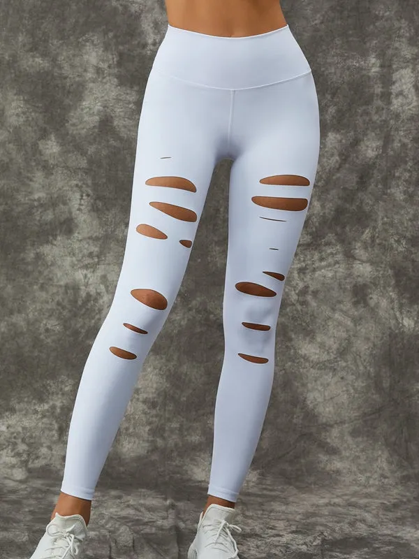ZASUWA Female Cross Back Hollow Out Tracksuit