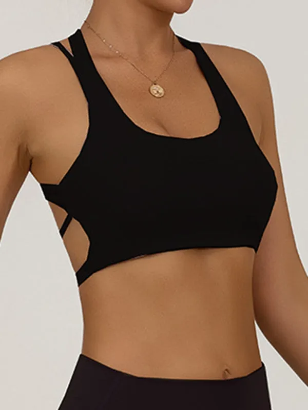 ZASUWA Female Cross Back Quick Dry Sports Bras