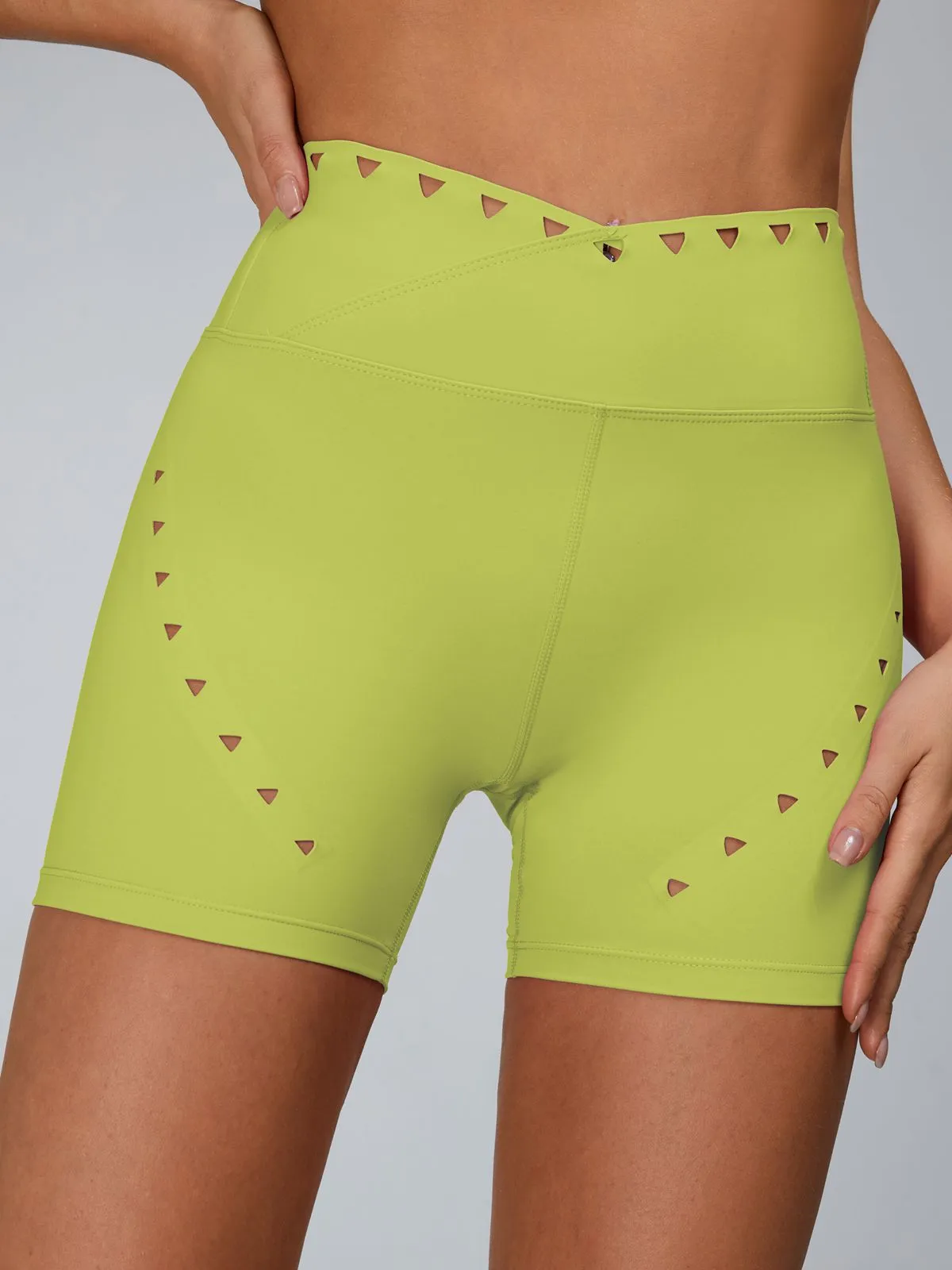 ZASUWA Female Cutout V Shape Waist Leggings