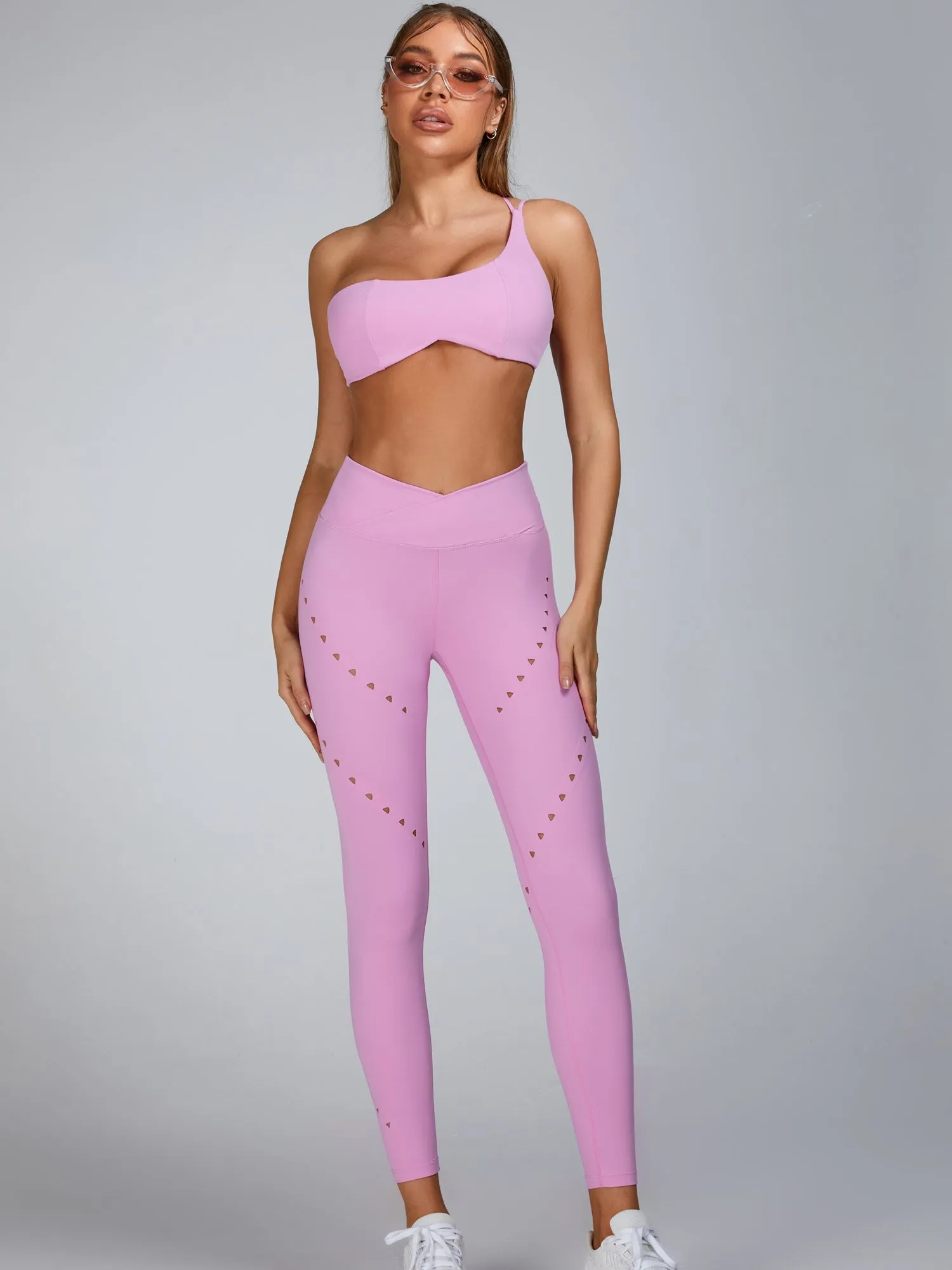 ZASUWA Female Cutout V Shape Waist Leggings