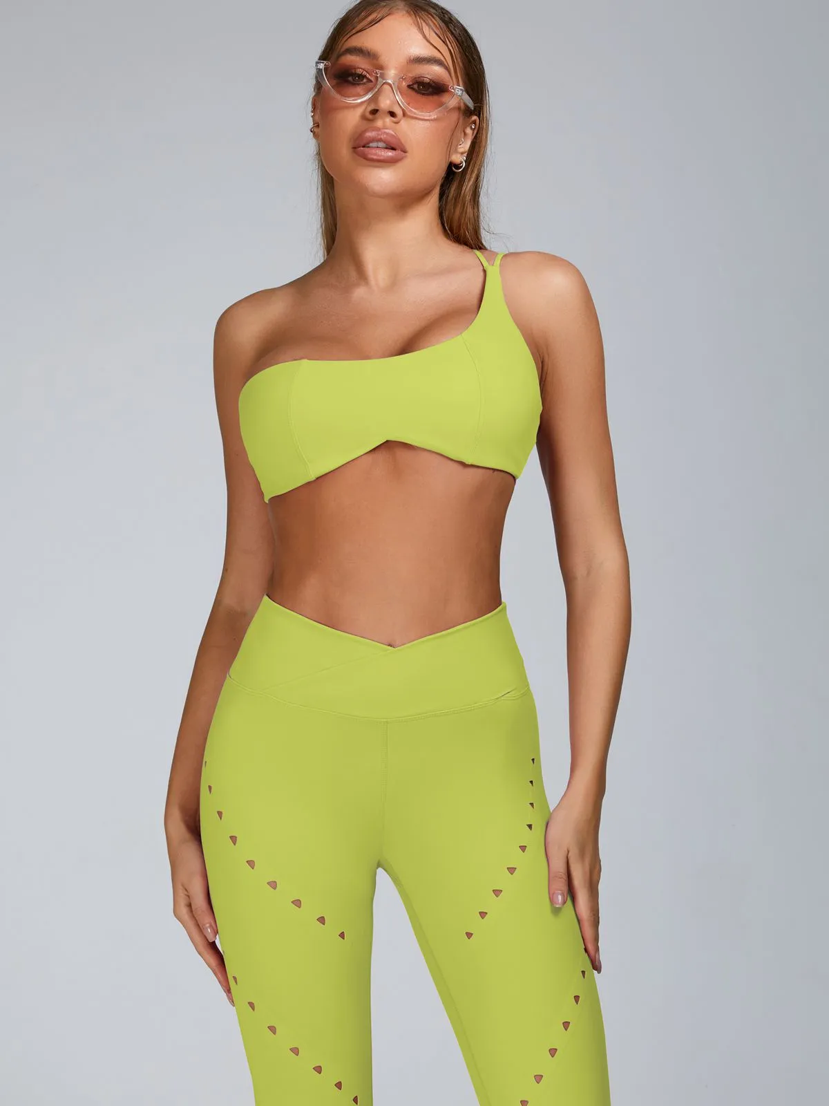 ZASUWA Female Cutout V Shape Waist Leggings
