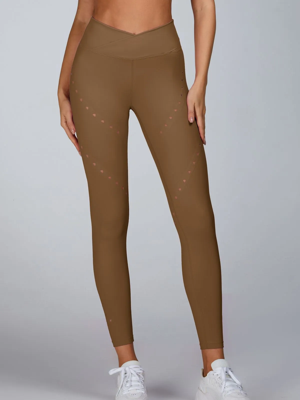 ZASUWA Female Cutout V Shape Waist Leggings