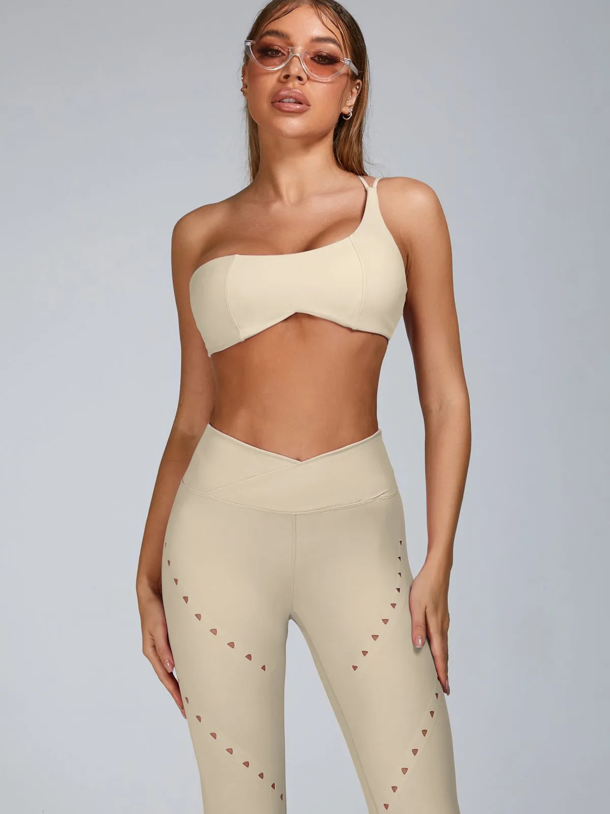 ZASUWA Female Cutout V Shape Waist Leggings