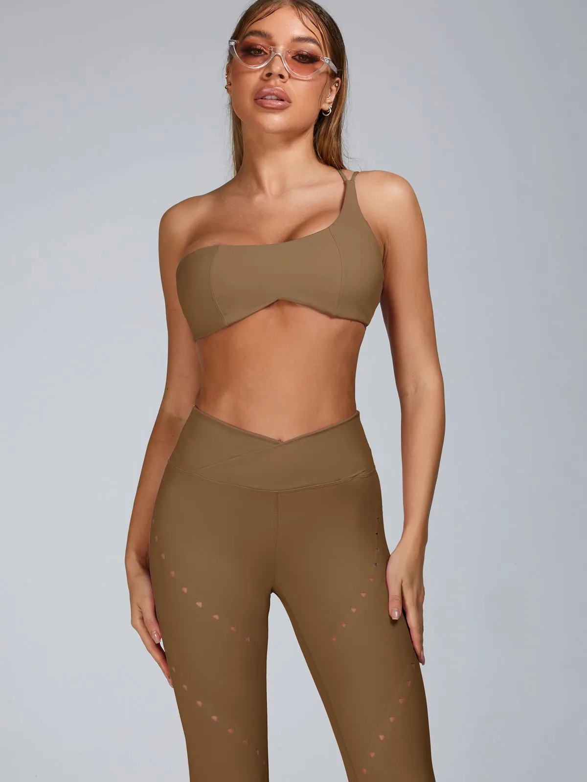 ZASUWA Female Cutout V Shape Waist Leggings