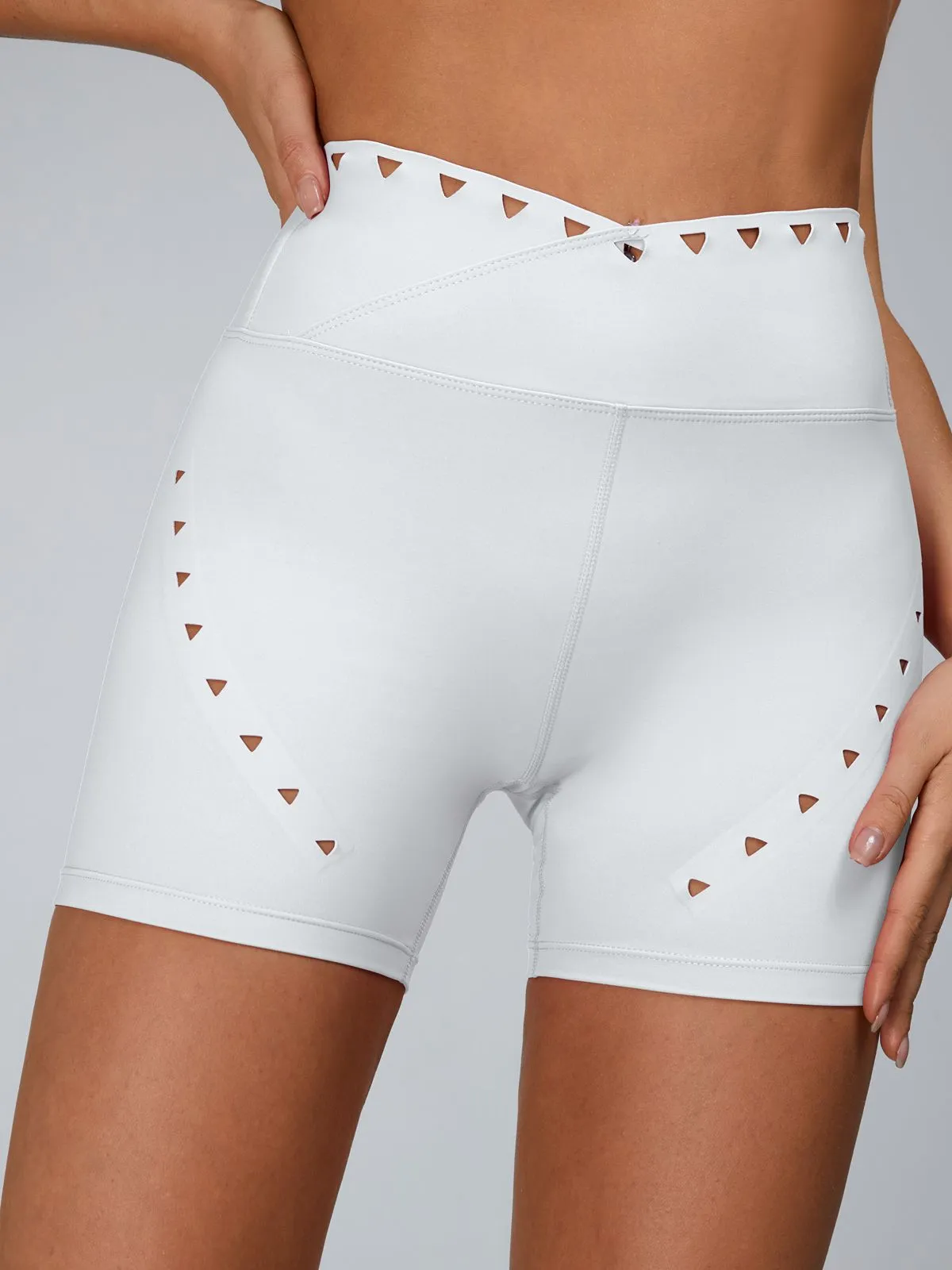ZASUWA Female Cutout V Shape Waist Leggings