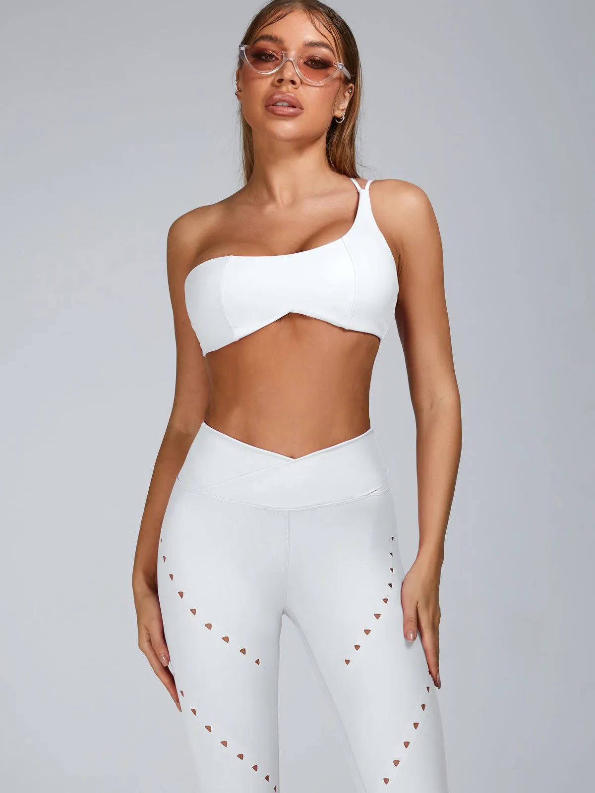 ZASUWA Female Cutout V Shape Waist Leggings