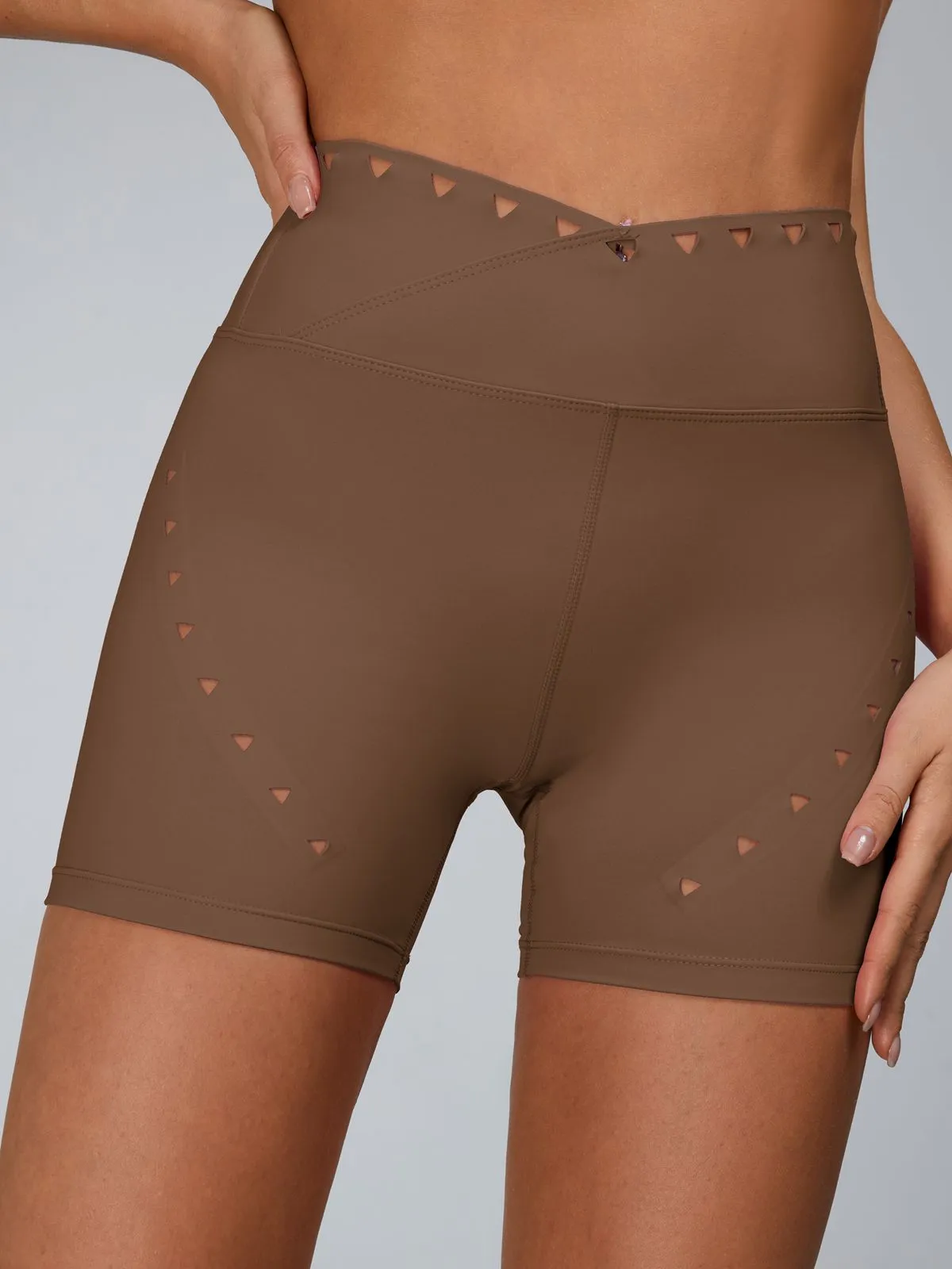 ZASUWA Female Cutout V Shape Waist Leggings