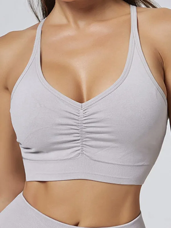 ZASUWA Female Elastic Tight Folds Tracksuit
